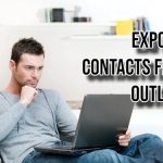 Exports Contacts from Outlook