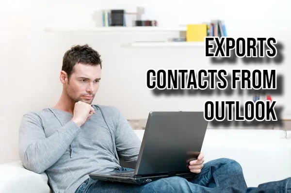 Exports Contacts from Outlook